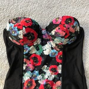SOLD Floral print swimsuit
